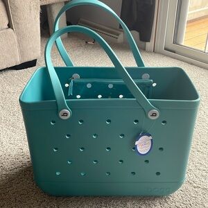 Original Bogg Bag in Aqua, Brand New With Tags